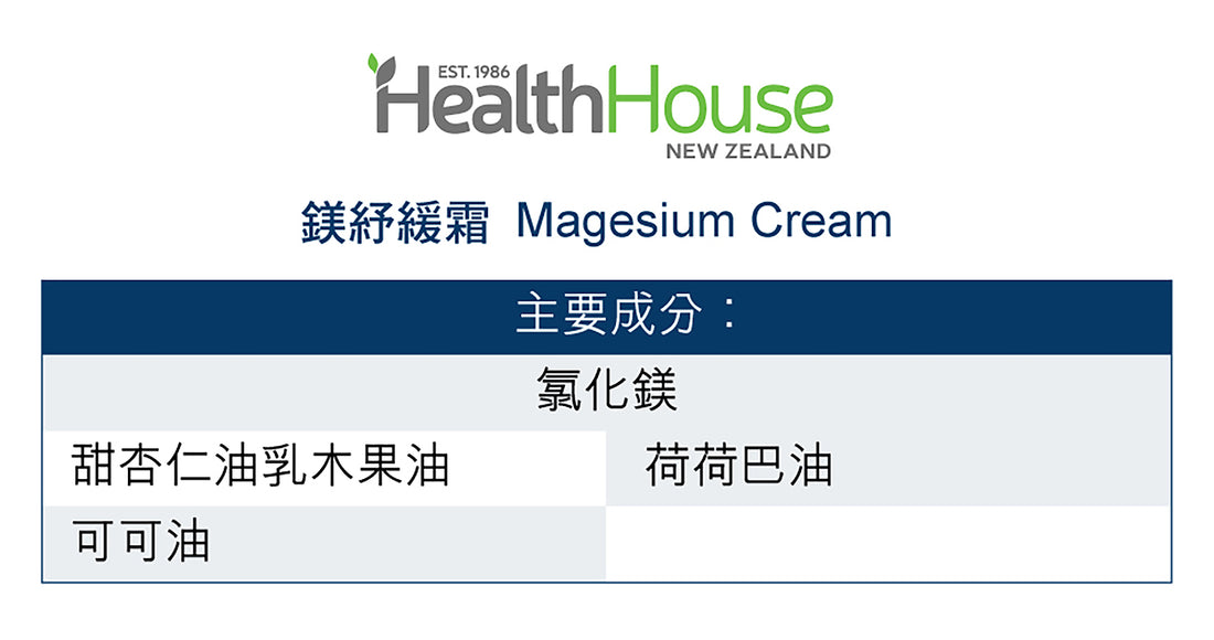 HealthHouse 鎂紓緩霜 - anh-hk