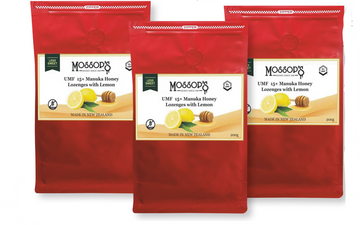 Mossop's UMF ® 15+ Manuka Honey Lozenges with Lemon and Propolis