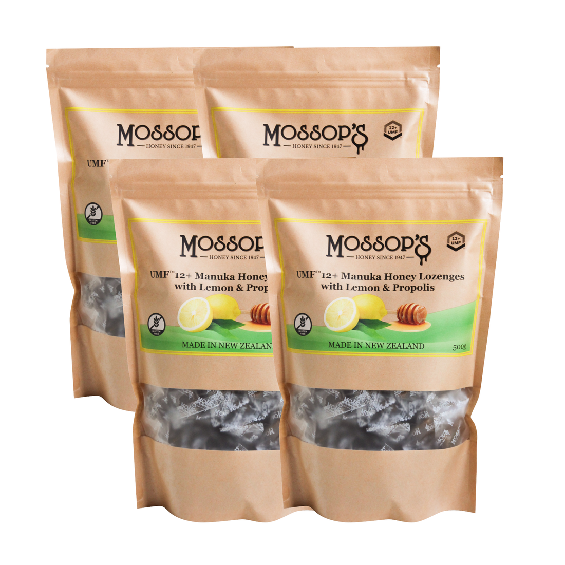 慕氏UMF®12+麥蘆卡蜂蜜潤喉糖 （檸檬蜂膠）